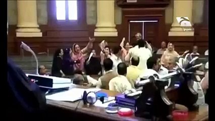 punjab assambly funny fight