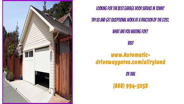 Ryland, AL Licensed Garage Door Technicians
