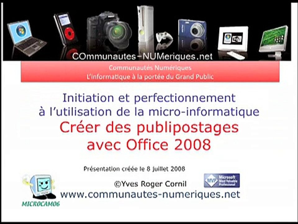 Word 2008 - Création de publipostages
