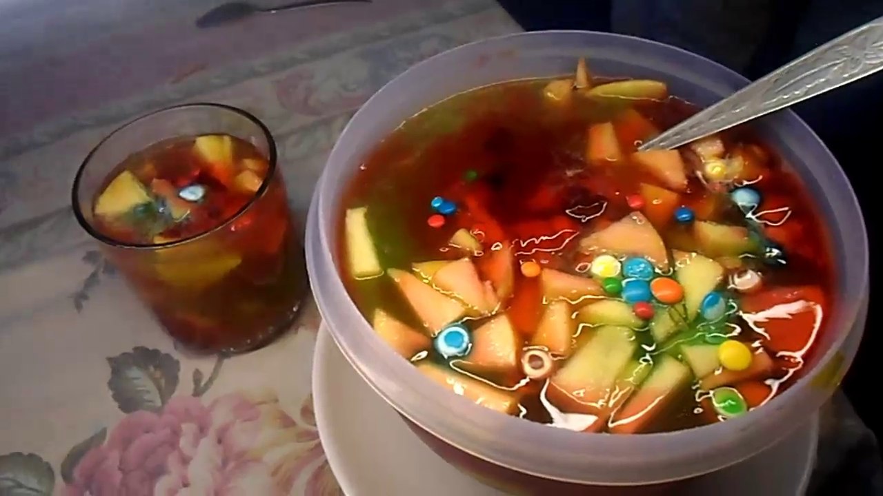 How to make Special Apple Jelly Soup-AAmna's Kitchen