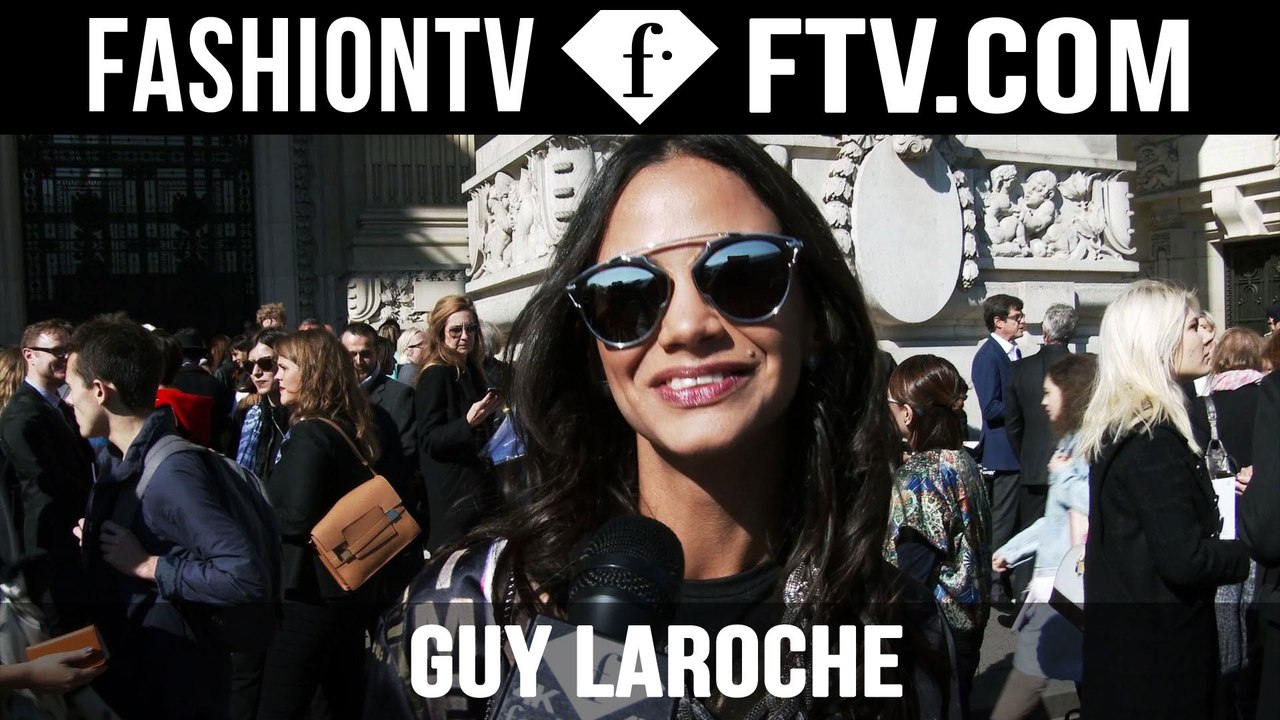 Guy Laroche Spring 2016 Arrivals at Paris Fashion Week | PFW | FTV.com