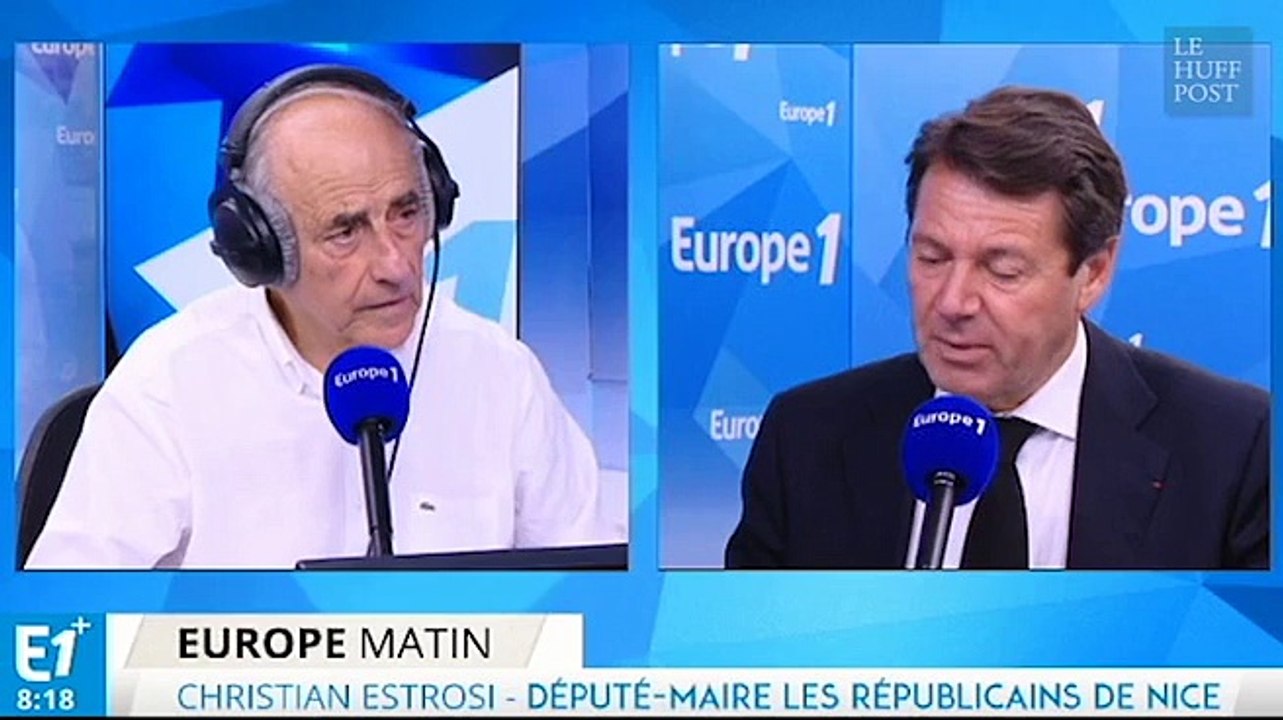 Christian Estrosi irrité par l'humour de Nicolas Canteloup