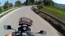 kawasaki versys 650 Best Greece route near sea