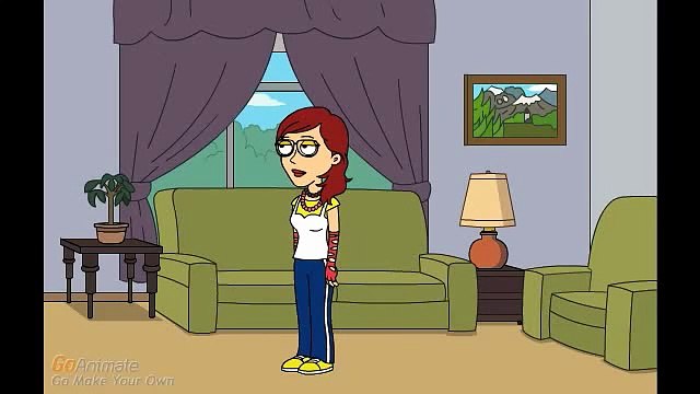 Angela Dances In Her Underwear And Get's Grounded