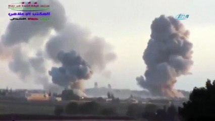 Ruslar havadan Esad karadan muhalifleri vuruyor