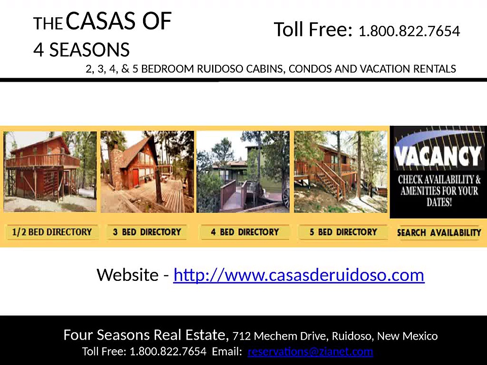 Cabin Rentals in Ruidoso
