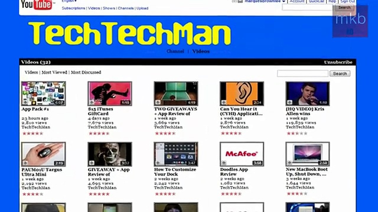 Tech Channel of the Week #4 TechTechMan