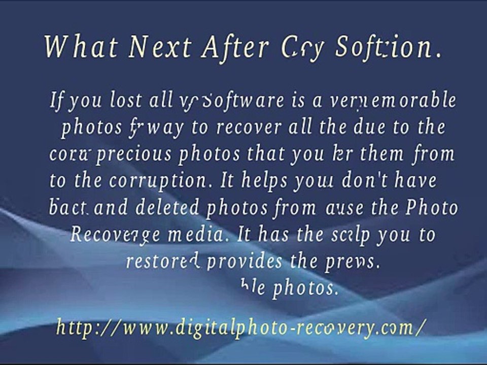 How to recover lost photos from digital camera