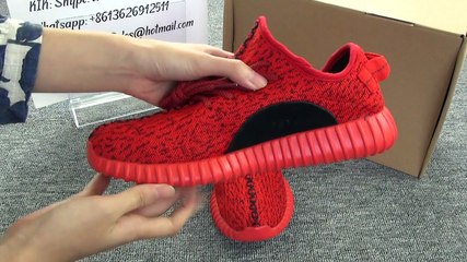 AUTHENTIC ADIDAS YEEZY 350 BOOST LOW RED