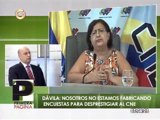 "No estamos fabricando encuestas para descalificar al CNE”