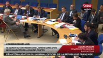 Procédure d'examen en commission portant sur la dématérialisation du Journal Officiel de la République française - Les matins du senat