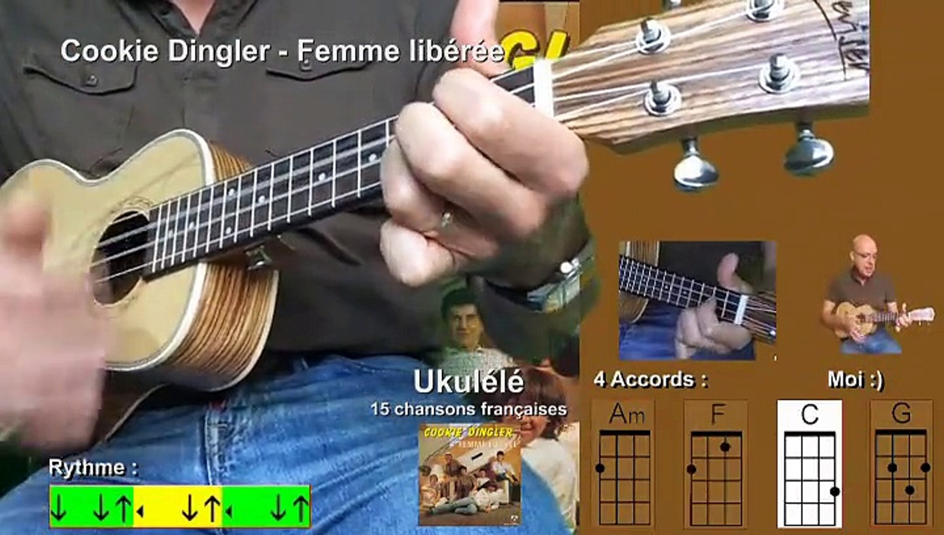 voiture mythique francaise en chanson francophone et ukulele !