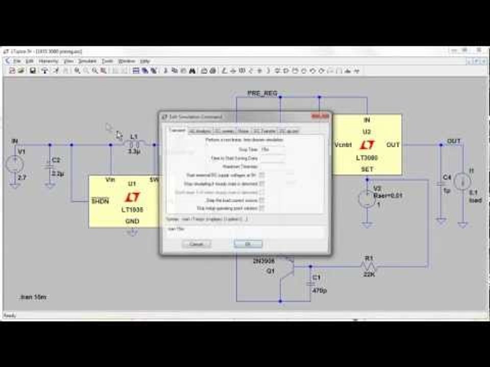 EEVblog #329 - Tracking Pre-Regulator LTspice Simulation Part 2