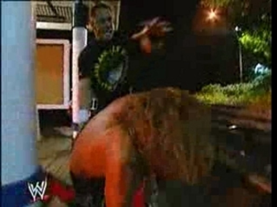 John Cena throws Edge into the sea