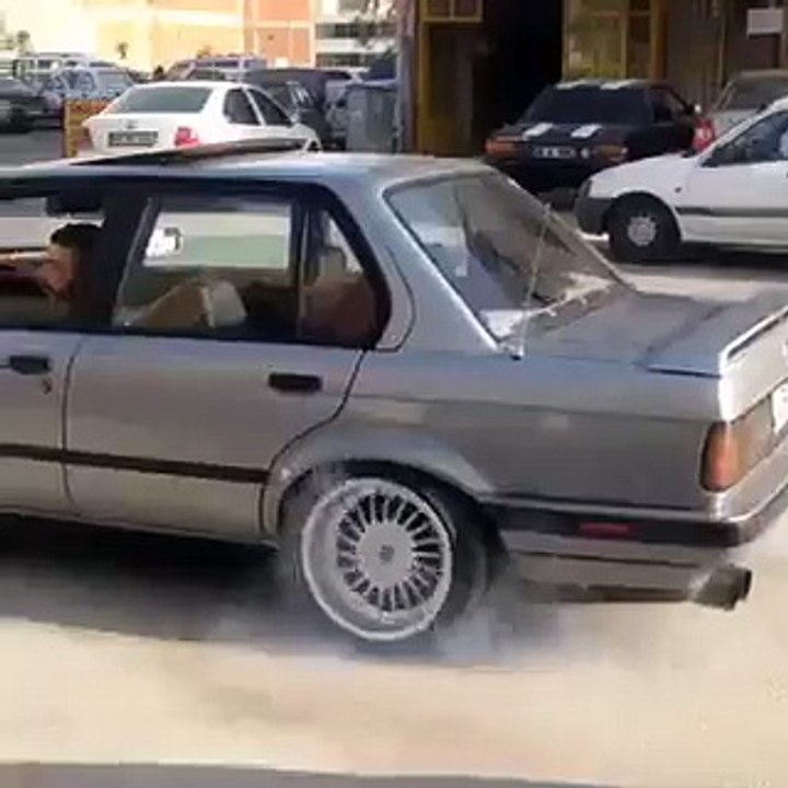 06 VUP 34 bmw e30 3.28 Swap Engine 1-2-3 Gear Burnout