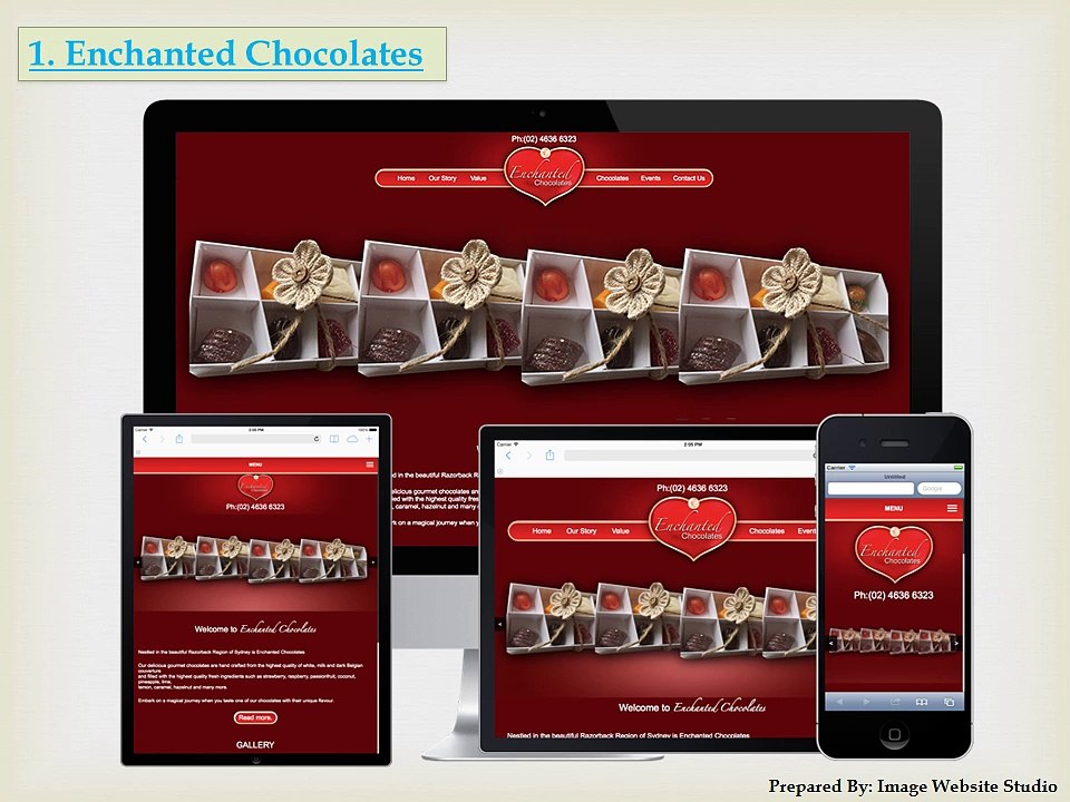 Website and Graphic Design Campbelltown – Image Website Studio Portfolio