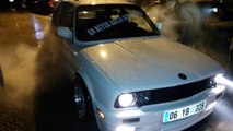 BMW White e30 3.30 Ci (non Turbo) Drift Fire Tire