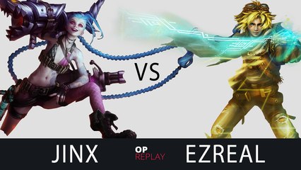[Highlights] Jinx VS Ezreal - C9 Sneaky KR LOL SoloQ