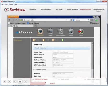 VSAT Tutorial - 5-6 iDirect X1 Router Installation - Satellite Internet Connectivity