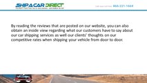 Car Shipping Services – Great Services And Great Prices