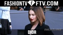 Dior Spring 2016 Arrivals Pt. 2 feat. Emilia Clarke Paris Fashion Week | PFW | FTV.com