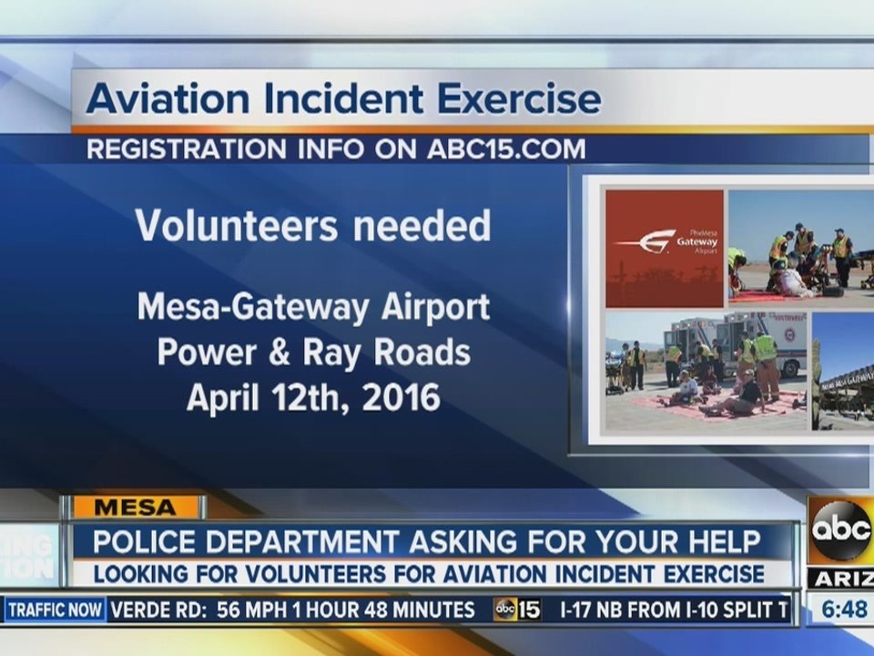 Mesa police need volunteers for aviation exercise
