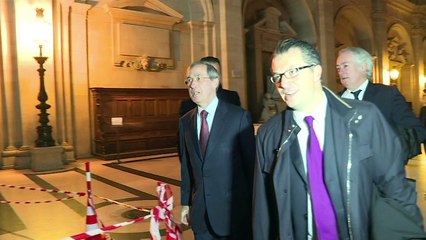 Primes en liquide: 30 mois avec sursis requis contre Guéant