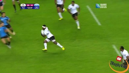 LEVANI BOTIA with the biggest fend off of 2015 rugby world cup!