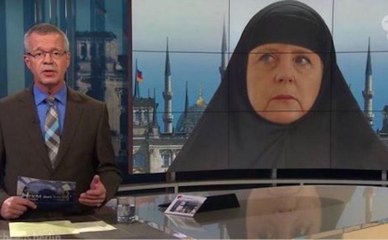 Angela Merkel voilée à la télévision allemande - ZAPPING ACTU DU 07/10/2015