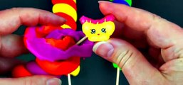 Lollipop Play-Doh Surprise Eggs Disney Frozen Spiderman Lalaloopsy Doll Shopkins Pops Toys FluffyJet