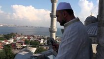 Hadi Duran Sultanahmet Camii Minare Şerefesinden Ezan