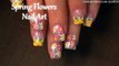 Nail Art Tutorial   Easy Spring Nail Art   Pastel Flower Nail Design!!!