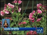 Moradores de Nayón se quejan de la acumulación de basura