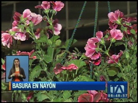 Moradores de Nayón se quejan de la acumulación de basura