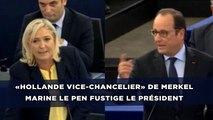 «Hollande vice-chancelier» de Merkel assène Marine Le Pen