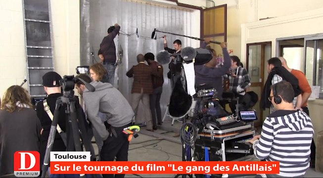 Sur le tournage du Gang des Antillais , à Toulouse