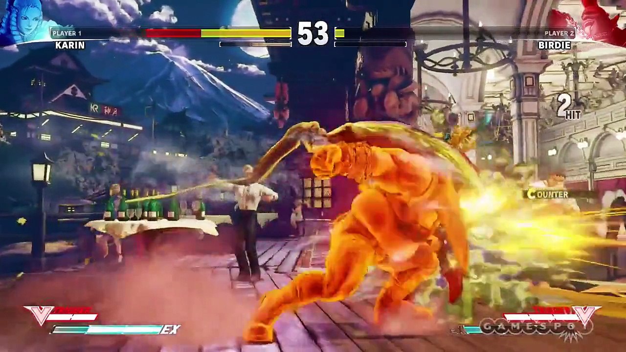 Karin Vs. Birdie Street Fighter V Gameplay