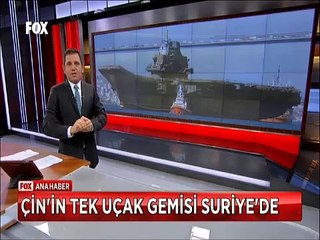 Çin'in Türkiye'den kumarhane yapacağız diye geçirdiği uçak gemisi Suriye'de