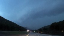 Massive gust front (arcus cloud/roll cloud) near Oneonta, N.Y. 6/12/15