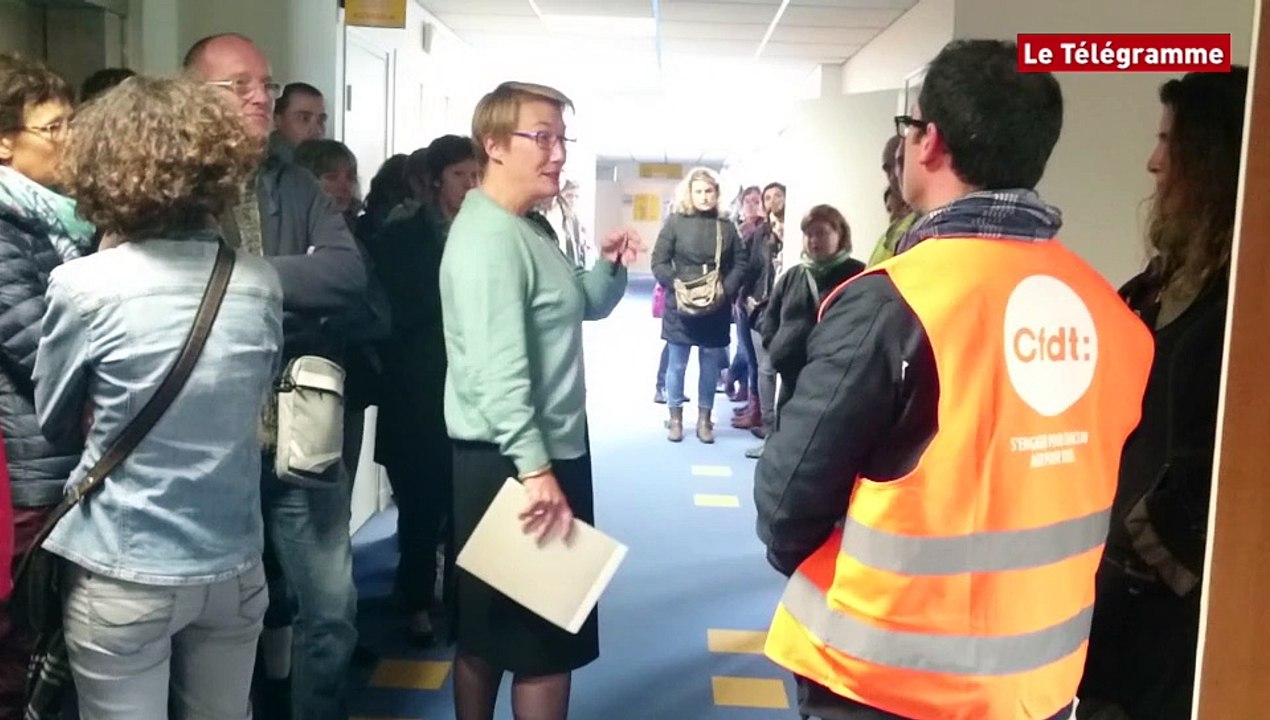 Morlaix. Débrayage et dialogue de sourds à l'hôpital