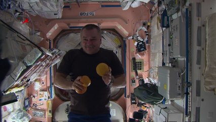 ISS Crew Show Off their Circus Skills in Zero Gravity