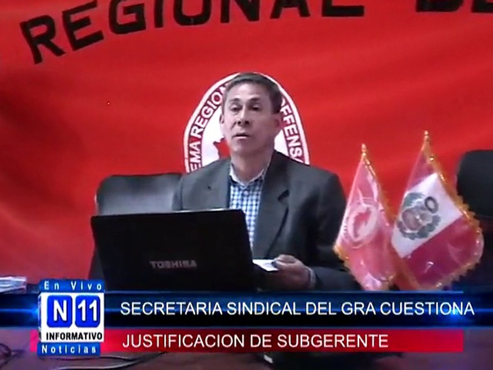 N11 Informativo SECRETARIA SINDICAL DEL GRA CUESTIONA INFORMES DEL SUBGERENTE DE DEFENSA CIVIL