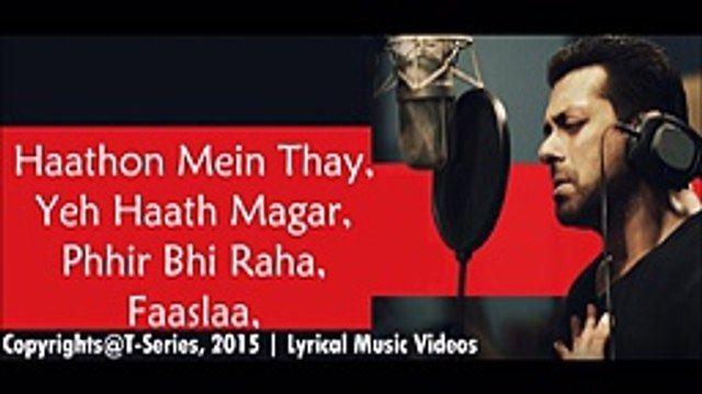 Main Hoon Hero Tera (Salman Khan Version) With Lyrics (Full Song) - Hero (2015)