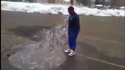 Swimming in the Street with Antonio Velardo in Italy