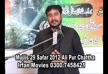 ZAKIR HASSAN HASHIM RAZAH MAJILS 29 Safar 2012 part2