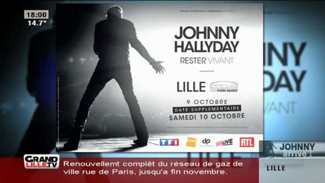Johnny Hallyday en concert à Lille!