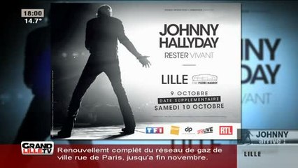 Johnny Hallyday en concert à Lille!