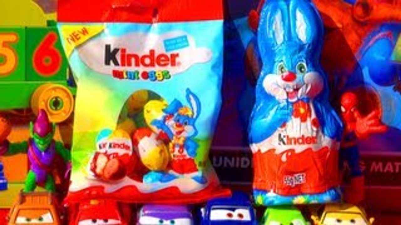 Kinder Surprise Eggs Unboxing Mini Eggs & Easter Bunny Psy Dance 2013 Easter Eggs Unboxing