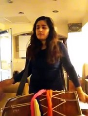 Dhol Playing Beautiful Punjabi Girl In Canada - AD Records