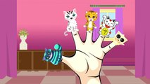 The Finger Family Cat Family Nursery Rhyme | Songs for Children | Animated Surprise Eggs f